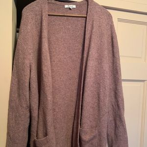 Madewell long open cardigan
